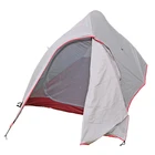 lightweight aluminum all weather backpacking camping bivy privacy 20D silicon tent