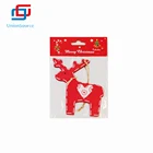 Christmas wooden pendant Cute reindeer Christmas house decoration