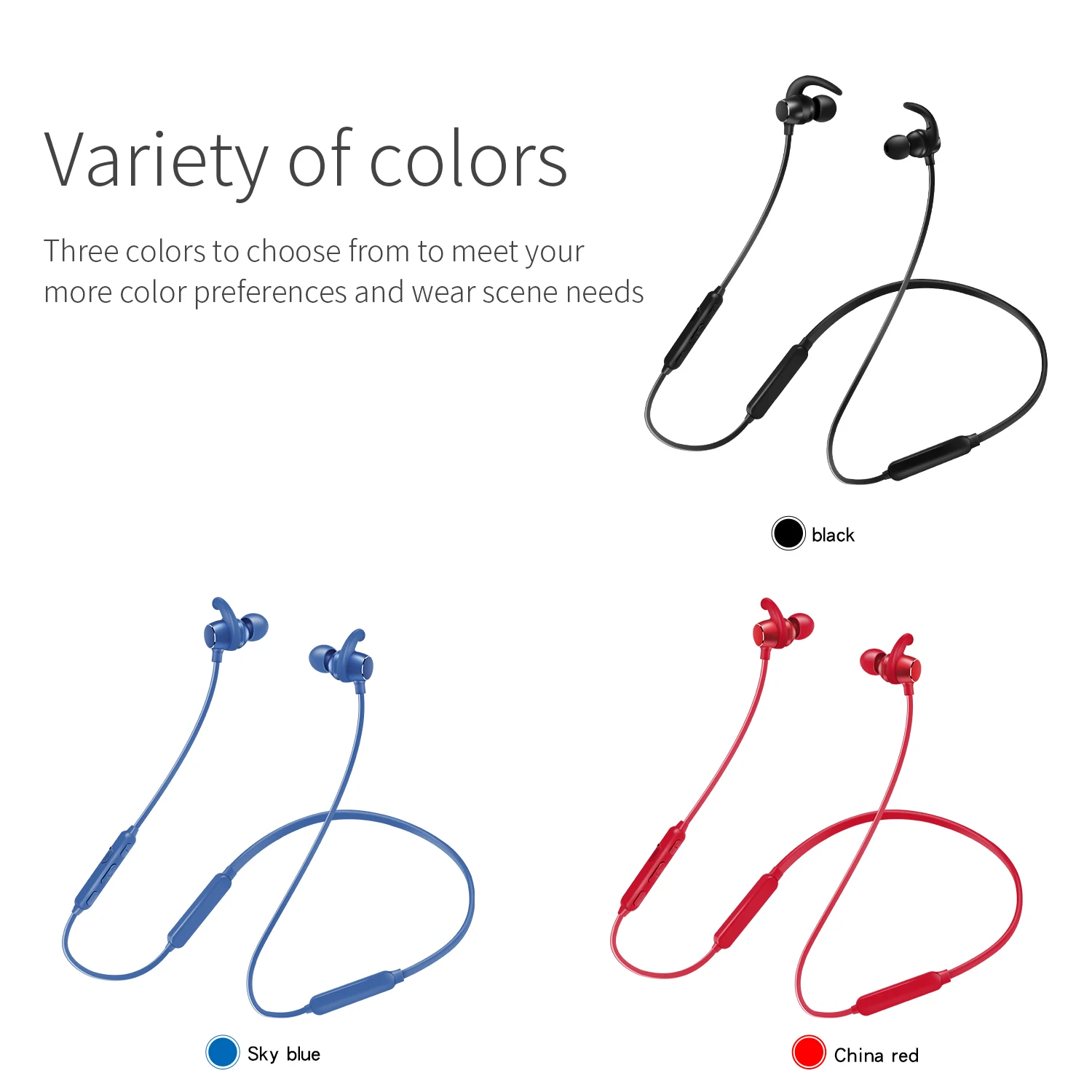 Hand free sports lightness earphone bluetooth, china swift bluetooth earphone wholesale, popular earphone earbuds - ANKUX.COM
