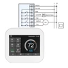 HVAC, CO2 controller WiFi 3A Modbus RTU/TCP Floor Sensor Remote Air Sensor Humidity Sensor thermostat