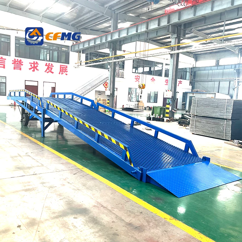 Hydraulic Loading Dock Leveler Mobile Loading Yard Ramp For Warehouse