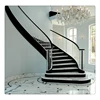modern steel staircase Indoor curved fabricated steel stairs Indoor curved Prefabricated Steel Wood Staircase