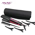 Beaty Tools Titanium Flat Iron Anti-scalding Professional Barber Salon Adjustable Hair Straightener