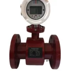 220V liquid water flowmeter RS485 modbus electronic magnetic flow meter sensor