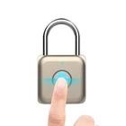 Packaging Customization Fingerprint Lock Smart Digital Alarm Fingerprint Pad Lock Biometric Fingerprint Smart Padlock