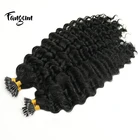 Indian Remy Deep Wave Nano Ring Human Hair Extensions