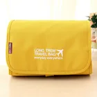 Hot sale new fashion waterproof lazy person foldable customized colorful cosmetic bags multi color women travel makeup bag
