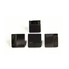Custom logo stripe square metal snap button for bags shirts