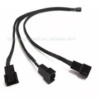 Motherboard Internal 3Pin Male to 3pin Female PWM Fan power Splitter Extension Cable