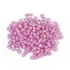 Top quality pink round diamond cut synthetic opal stone