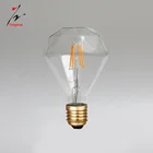 Tonghua Vintage Decorative LED Filament Bulb D95 2W 4W 6W 8W Dimmable Clear Amber Glass Light E26 E27 Lamp Base