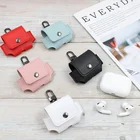 custom oem Wireless Charging PU leather silicone Case Protective Cover for air pod Airpods 3 Charging Box Accessories