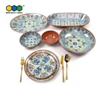 Wholesale unbreakable custom dinner plate melamine 8.5 inch 10.5 inch plates