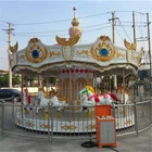 Kids outdoor playground amusement park carousel rides christmas carousel for sale