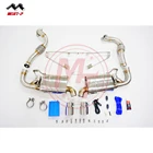 MERTOP performance stainless steel exhaust system with Vacuum valve for cayman boxster 981 2.7L 3.4L 2013-2015