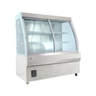 Xuexing european style commercial fridge freezer for diplaying cake