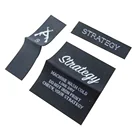 Washable Oem Brand Label Woven Accept Wholesale Custom OEM Brand Name Clothing Label Clothing Woven Label