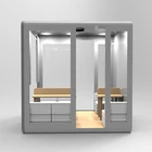 As Privacy Pods Acoustical Hollow Glass Sound Office Phone