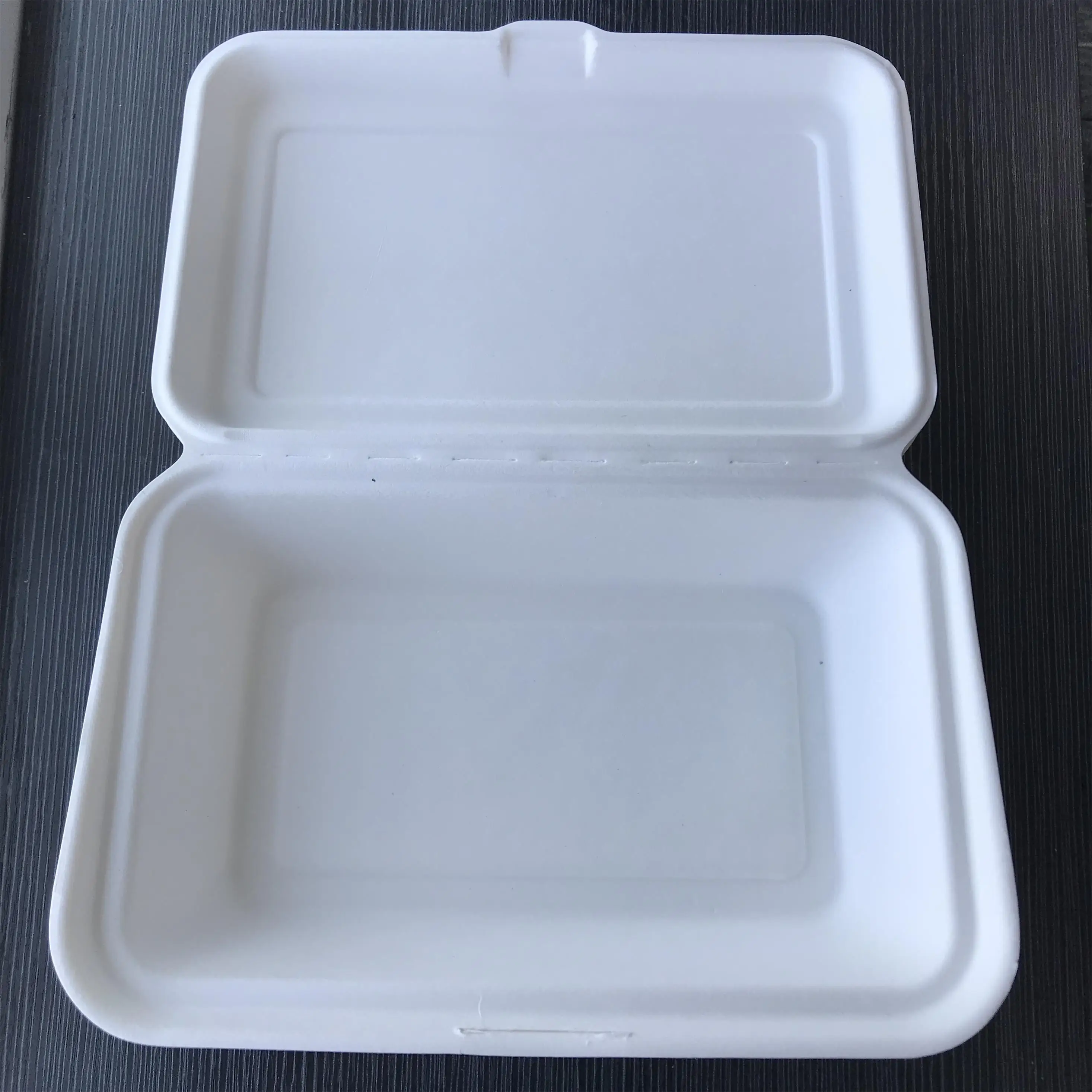 甘蔗bag渣汉堡食品容器翻盖餐具