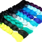 wholesale synthetic hair extensions braids box braid crochet curly hair extensions pre-stretched hair extension jumbo braids