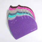 Paw Shape Pet Dog Puppy Bowl Placemat PVC Cat Litter Box Mat plastic matting for dog cage