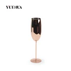 Copper Tumbler 100ml Copper Coated Stainless Steel Champagne Flutes Tumbler