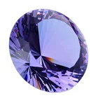 Machine cutting wedding souvenir clear crystal glass diamond Glass Paperweight
