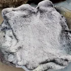 Rabbit Fur Factory Wholesale Raw Or Dyed Color Big And Soft Real Rex Rabbit Fur