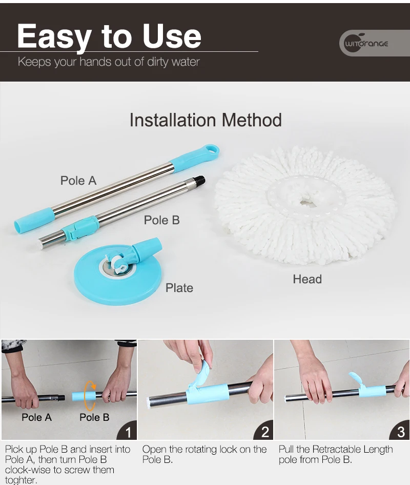 Walkable Design Nao Magic Cleaning Mop Bucket Set Online Shopping India TV Mop