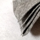 Nonwoven polyester hard felt mattress textile