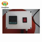Silicone Box Circular Silicone Rubber Heating Pad With Digital Display Temperature Control Box