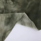 Spot free sample DTY tie dyed winter clothing fabric