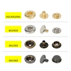 Factory Direct Custom Brass Snap Press Metal Snap Button