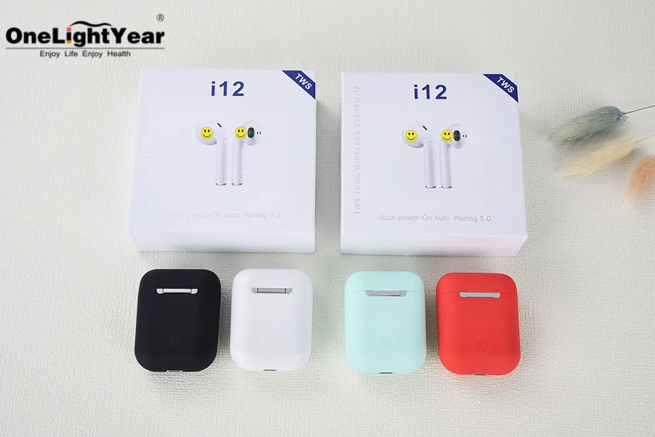 i200/i500/i60/i10/i88 TWS New Arrival i200 tws earphone Wireless Earbuds With Wireless Charge technology for pods2 - ANKUX.COM