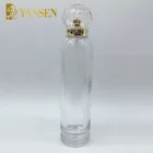 Boutique online sale transparent long section fashion luxury perfume glass spray bottle