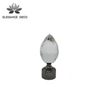 Household Telescopic Stainless Steel Swivel Half Round Curtain Rod