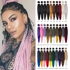 Long synthetic 20 Inch ez Braid Synthetic Pre-stretched Hair expression braiding hair