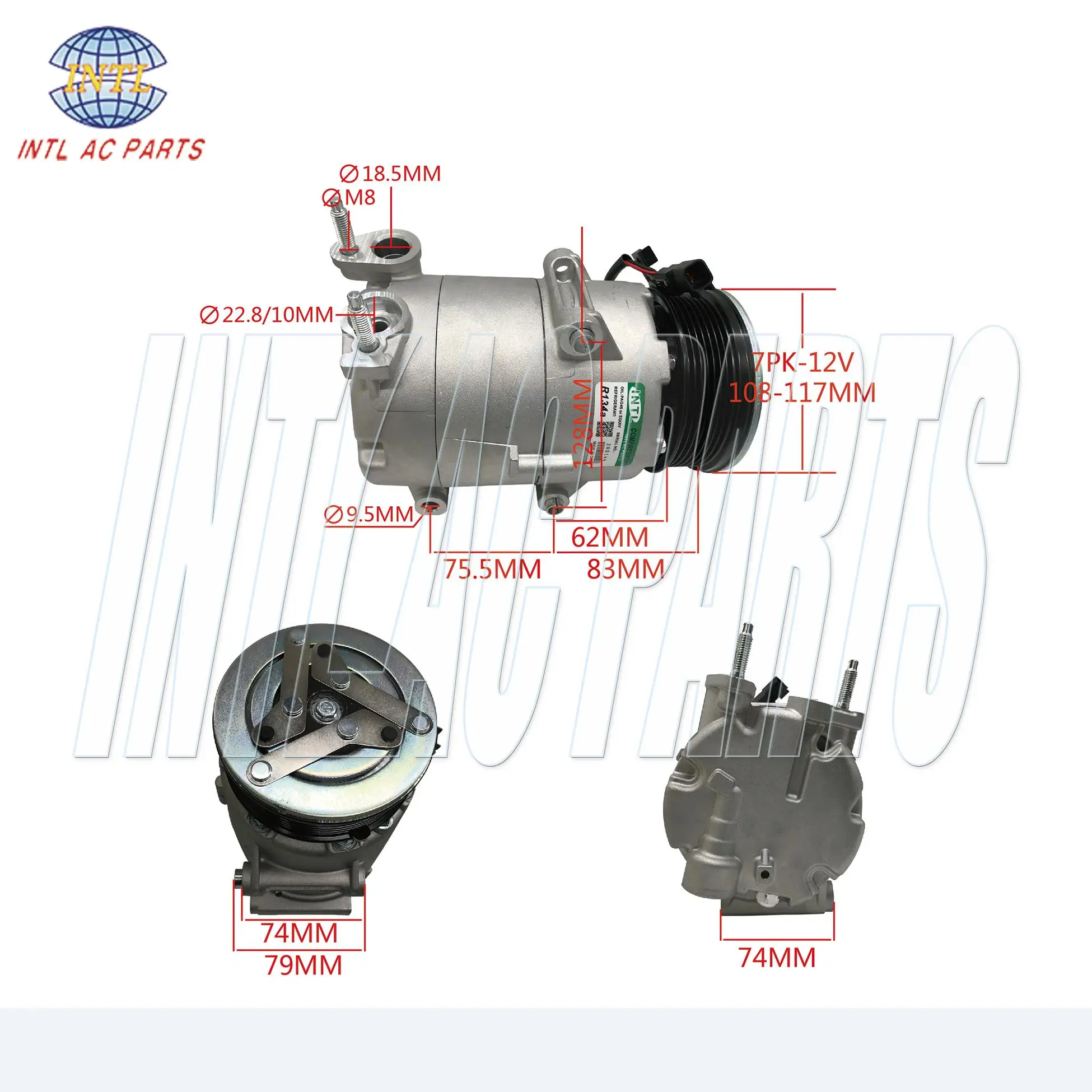 Intl Xzc Vs Vs Car Auto Ac Compressor For Ford Transit