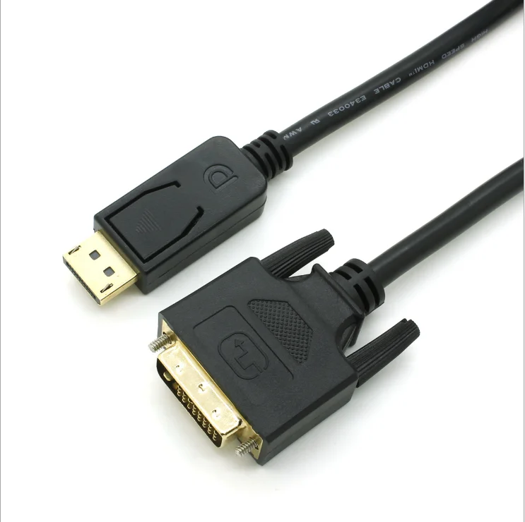 Factory OEM High Quality Displayport DP Male to DVI24+1 Male Adapter Converter Cable For Macbook PC Lenovo Dell - ANKUX.COM