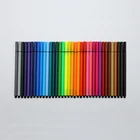 36 colors non toxic kids triangle shape felt tip color pen set