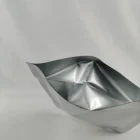 Customized aluminum foil packaging zipper reusable stand up bag for coffee