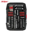 Hispec 98pc Mechanic Tool Set Profession Mechanic Tool Box Spanner set Socket Set for Car Motorbike Engine