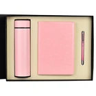 Fashion custom picture classical personal souvenir pink promotional wedding gift set