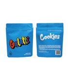 Custom Aluminum Foil Fda Ziplock Heat Seal Mylar Doypack Banana Peanuts Butter Brownie Cookies Bags