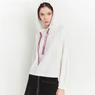 2019 Spring Ladies Fashion Hot Sale Long Sleeve Hooded Pullover OEM Sweatshirt Hoodies For Womens