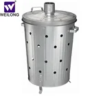 85L Home garden incinerator/Garden waste incinerator/85L Galvanised Incinerator Fire Bin