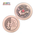 High quality 3D brass metal coin custom antique copper coin factory coin