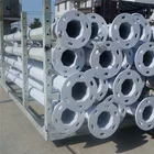 Outdoor Round Power Street Light Pole Price Galvanized Steel Lamp Pole