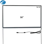 Factory direct sales multi-touch IR touch bezel frame 58 inch touch screen