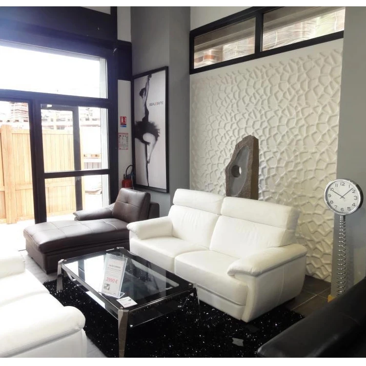 Free Sample House Decoration  PVC 3D Wall Panels for Living Room